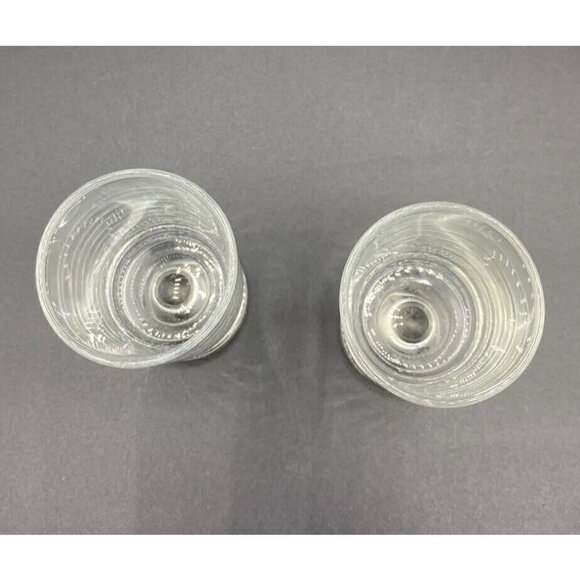 Vintage Cordial Glasses Shot Liqueur Lot 2 France Footed 3 Inch Wedding Crafts - Picture 7 of 10